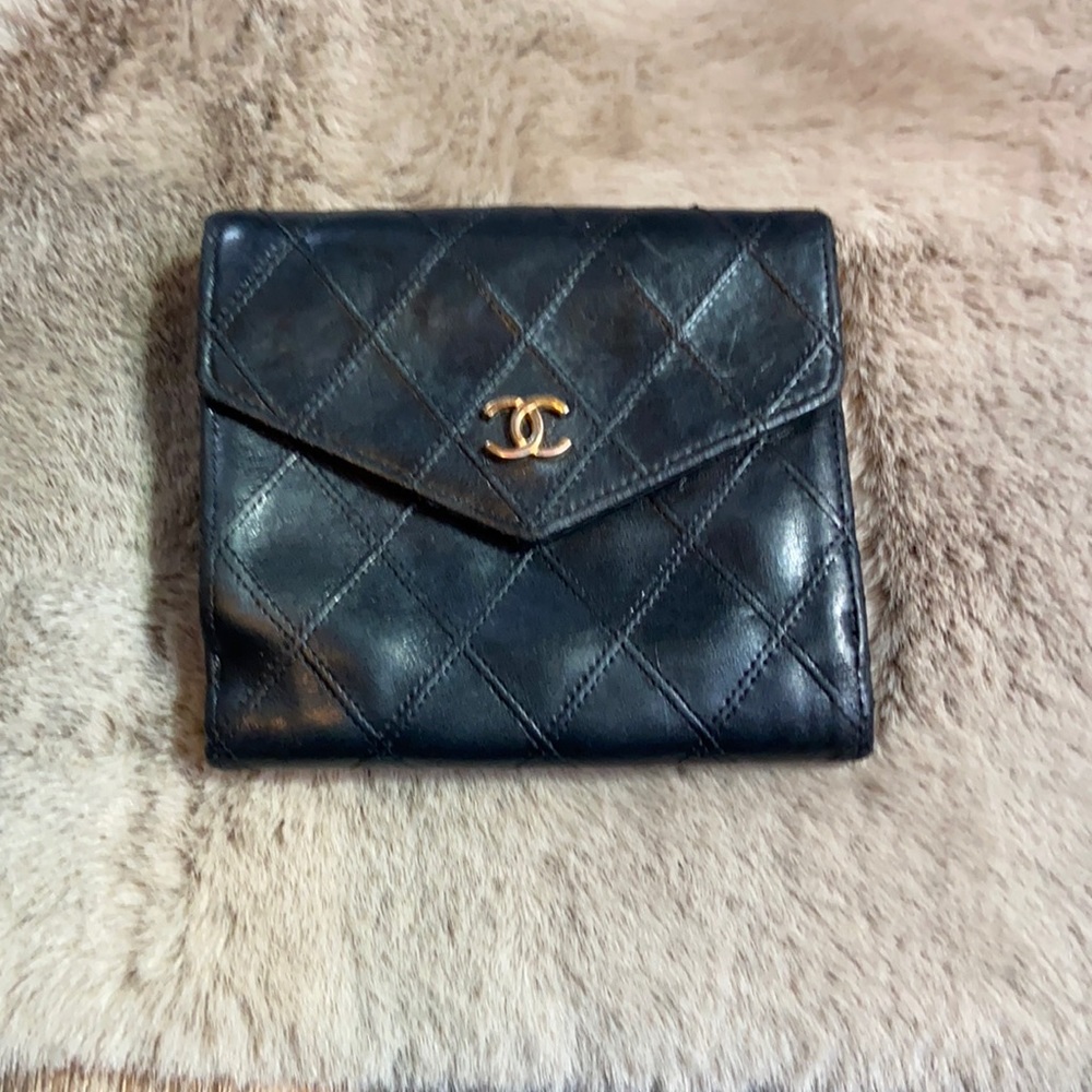 Authentic Chanel compact wallet